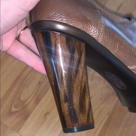 Sofft Nickleby brown leather booties size 8 - Picture 5 of 11